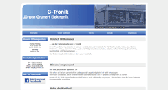 Desktop Screenshot of g-tronik.de