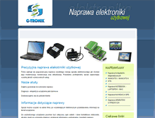 Tablet Screenshot of g-tronik.pl